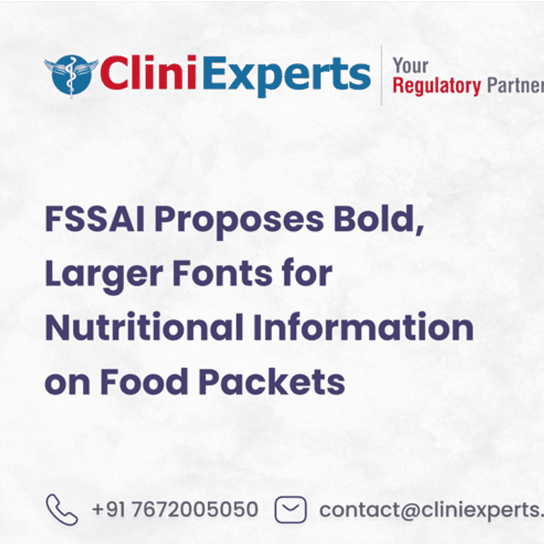 FSSAI Proposes Bold, Larger Fonts for Nutritional Information on Food Packets